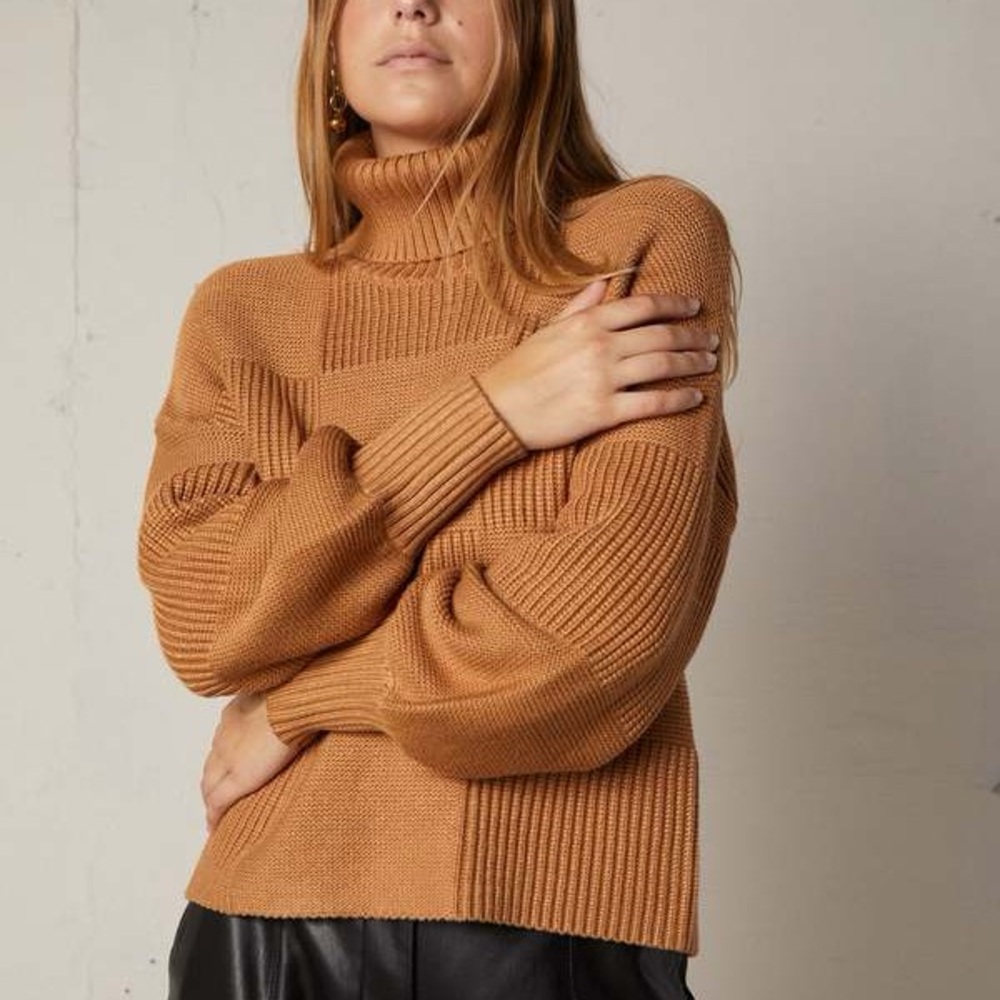 STAUD Benny Sweater - Camel NWT